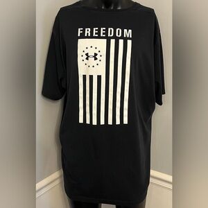 Black patriotic flag Under Armour tee size 3xl